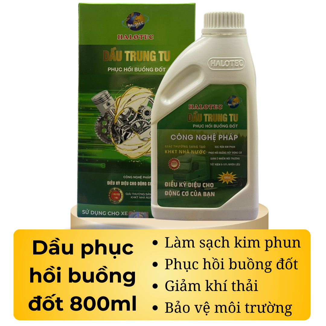 DẦU TRUNG TU – PHỤC HỒI BUỒNG ĐỐT 800ML